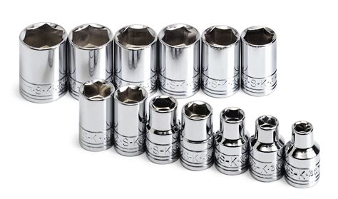 13 Piece 3/8" Drive Semi Deep 6 Point Metric Impact Socket Set by Grey Pneumatic