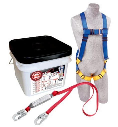 Get Popular Offer 3M - 2199802 DBI-SALA PROTECTA PRO Compliance-In-A-Can Light Roofer's Fall Protection Kit White Bucket