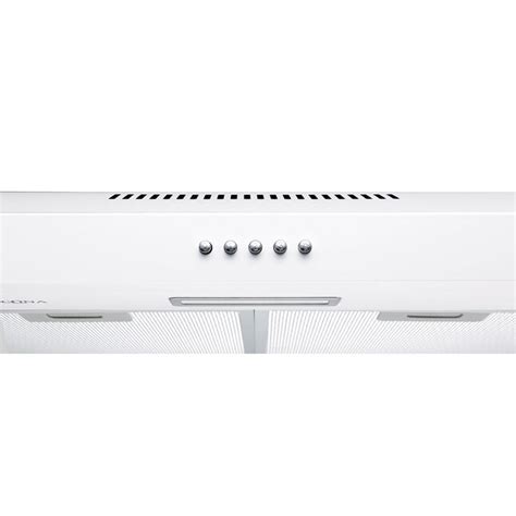 Ancona AN-1800 24" 110 CFM Convertible Under Cabinet Range Hood in White