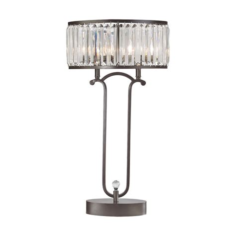 Elk Lighting D4231 McKinley 2-Light Table Lamp in Grey