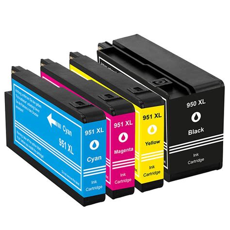 LemeroUexpect Compatible Ink Cartridge Replacement for HP 951 XL 950 XL 951XL 950XL for Officejet 8600 8610 8620 8630 251DW 276DW Printer (2 Black, 1 Cyan, 1 Magenta, 1 Yellow, 5-Pack)
