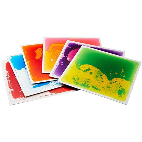 ✴ Liquid Floor Tile Six Pack 12" x 12" - by Playlearn (Mixed Color)