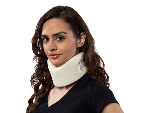 Top Rated Mars Wellness Premium Universal Soft Medical Foam Neck Collar Support Brace / Cervical Collar for Neck Pain Relief - Adjustable Spinal Support - 2.5"