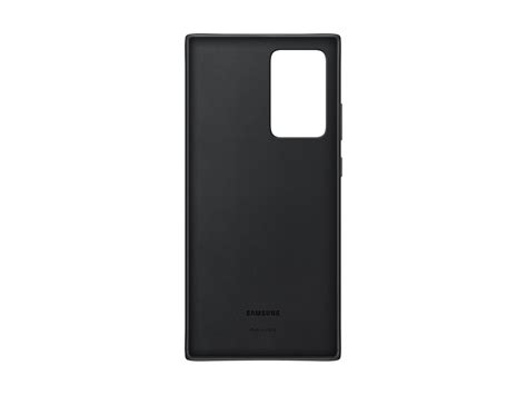 Top Rated Samsung Note20 Ultra Leather Cover, Black