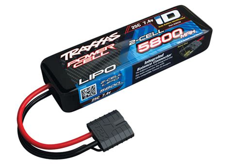 Up To 40% OFF TRA2843X for Traxas 2S"Power Cell" 25C LiPo Battery w/iD Traxas Connector (7.4V/5800mAh)