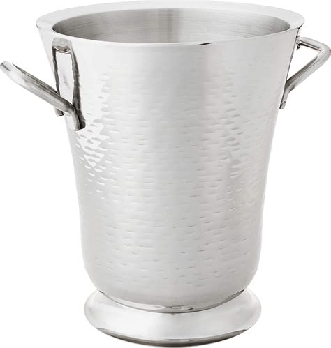 TableCraft RWB119 Remington Collection Stainless Steel Double Wall Bucket, 8.75-Inch by 9.75-Inch