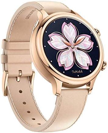 TicWatch C2 Smart Watch Classic Fashion Fitness smartwatch for Women with All Day Heart Rate, GPS, NFC, Notifications and Alert, Compatible with Android and iOS (Rose Gold)