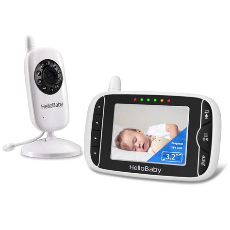 ❤ Crazy Deals Wireless Digital Video Baby Monitor with Camera and Audio, Infrared Night Vision Talk Back Infant Supervisor, Temperature Sensor Sound Detection Soothing Lullaby 960ft Range Portable House Monitor