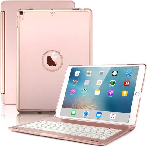 iPad Pro 10.5 Keyboard Case for iPad Air 3 10.5" 2019 (3rd Gen)/iPad Pro 10.5" 2017- Detachable Wireless Bluetooth Keyboard, Magnetic Smart Cover with Built-in Pencil Holder