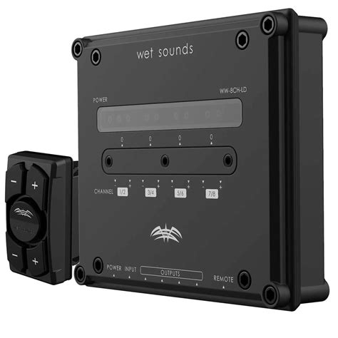 wet sounds WS-420BT 4-Band Parametric EQ with Bluetooth Three Zone Control